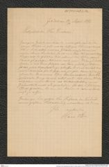 Nachlass Franz Steindachner, Brief von Hans Leder an Franz Steindachner (30.04.1893), Inv.Nr. 293.02, Seite 1